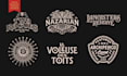create logo with vintage retro style