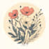 create botanical line art