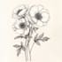 do the botanical line art illustration