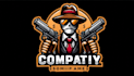 do good looking gangster mascot logo with free source file