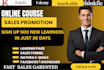 udemy, thinkific and kajabi online course promotion