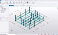 structural engineering design light gauge steel cfs framing structure in autocad