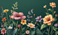 draw beautiful botanical plants and flowers