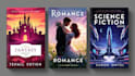 design fantasy, romance and sci fi book covers