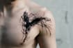 custom an abstract black tattoo design