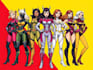 create scifi, fantasy, superhero character design