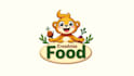 do food mascot logo design with company