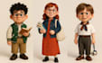 create ai image or design 3d cartoon character, ai art