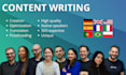 write high quality SEO blog posts and articles in german