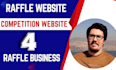 design raffle website competition website sweepstakes website ticket website