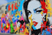 create graffiti pop art canvas designs and murals