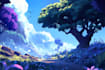 fantasy landscape art concept lost civilizations