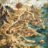 create fantasy dnd map design illustration