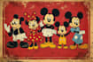 draw disney family portrait illustration