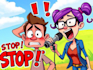 draw a digital cartoon illustration