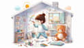 draw cute character illustration