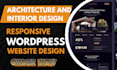 design architecture website interior design wordpress website architecture