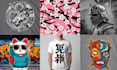 make custom streetwear tshirt designs with japanese anime vibes