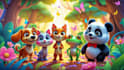 create a cute animal cartoon video using ai animation