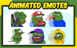 draw animated emotes in pepe style