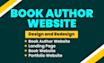 design author website, book author website, business website, book website