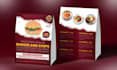 do modern restaurant menu, table tent designs