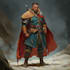 make a fantasy character design use d and d illustration