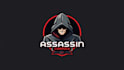 do assassin mascot logo design with company