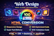 be your expert front end web developer for pixel perfect responsive websites