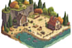 create 2d isometric illustration or map