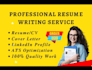 write a job winning CV, ats optimized resume, and linkedin optimization