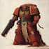 make a  warhammer 40k illustration
