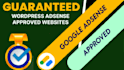 design wordpress google adsense approved websites