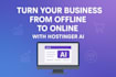 turn your business from offline to online with hostinger ai