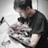 create unique custom tattoo design, body art,