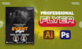 create modern social media flyer and poster design
