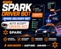 setup spark driver bot, spark delivery bot auto accept orders bot, spark
