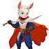 make super hero character design illustration