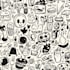 create cute doodle art pattern illustrations