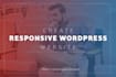 design clean and responsive wordpress website