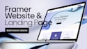 create responsive framer landing page design, framer website