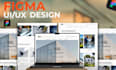 do figma design, figma website, mobile app using figma, website UI UX design