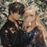 custom couple portrait demon slayer anime style