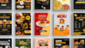 restaurant menu, food flyer, brochure, poster design