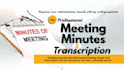 professionally write clear and concise meeting minutes
