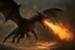 craft cinematic realistic 3ddragon animation with fire fx, rigging and HD render