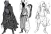 create character concept art sketch