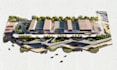 create 2d master plan, urban site, landscape architect, map illustration
