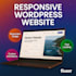 design responsive wordpress website development in 24 hours