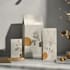 draw perfume label and box packaging design